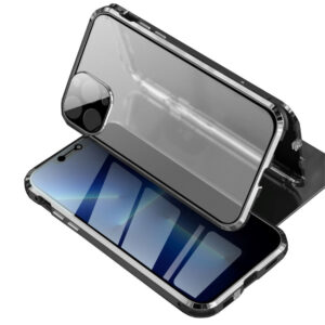 iPhone 13 Pro MAX MAGNÉTIQUE COUVERTURE avec intimité, arrière en verre et avant – Triphone 13 Pro MAX MAGNTIQUE COUVERT