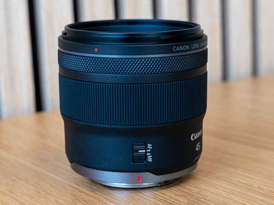 Canon RF 45 mm F1.2 STM