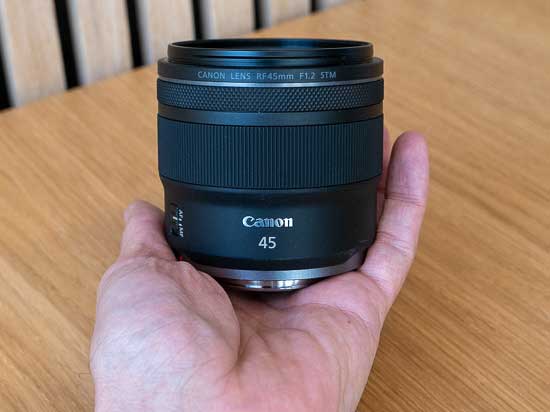 Canon RF 45 mm F1.2 STM