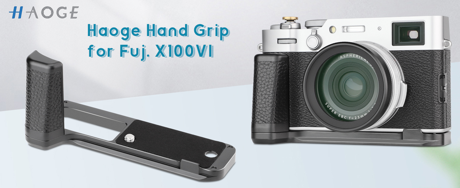 Poignée Haoge pour appareil photo Fujifilm Fuji X100VI poignée en forme de L HG-XVIB