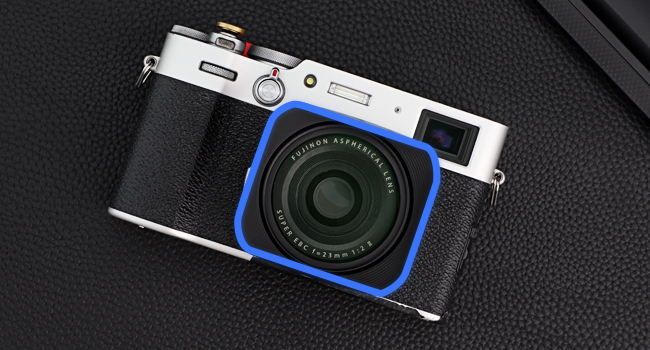 Haoge Quare Pare-soleil en métal avec capuchon de bague adaptateur 49 mm pour Fujifilm X100VI Fuji X100V