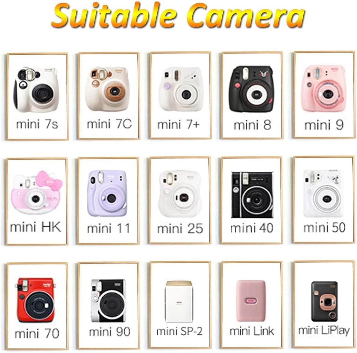 Fujifilm Instax Mini Film instantané, 2 x 10 photos X 2Pack (Total 40 photos) Ensemble de valeur – Image 4