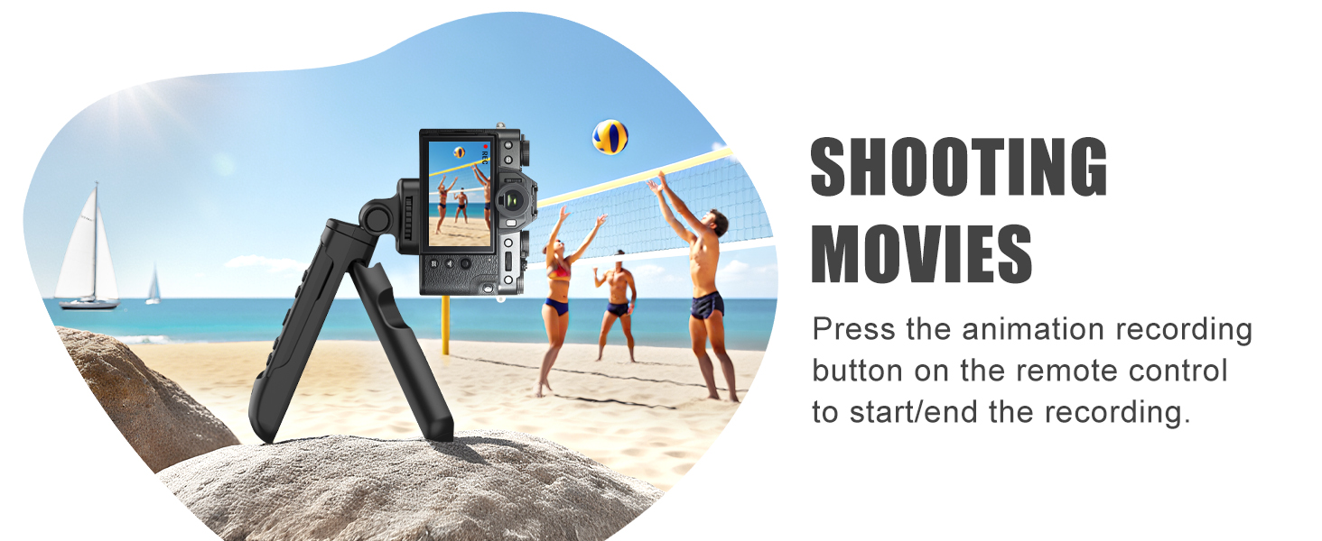 pour trépied d'appareil photo Fujifilm avec déclencheur rechargeable