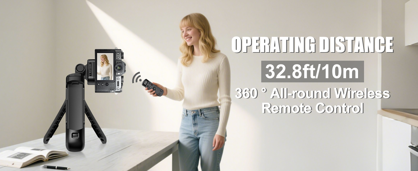 pour trépied d'appareil photo Fujifilm avec déclencheur rechargeable