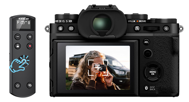   Déclencheur d'appareil photo télécommandé sans fil pour Fujifilm