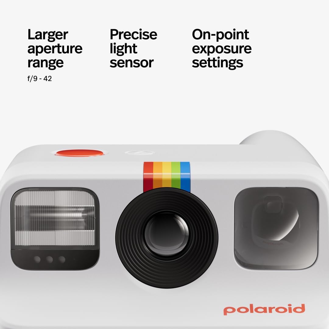 Polaroid Go Generation 2 – Mini appareil photo instantané + film (16 photos incluses) – Blanc (6282) – Image 5
