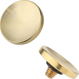 Haoge Bouton de déclenchement en cuivre 12 mm pour Fujifilm X-E5 GFX100RF XT5 XT50 X100V X100VI X-Pro3 Nikon Zf DF et Leica D-LUX 8 q3 M10 M-11 Surface concave, nouvelle version : diamètre 12 mm
