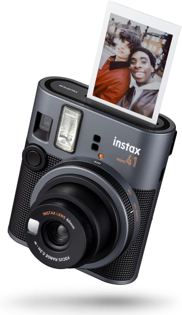 Ensemble appareil photo instantané FUJIFILM Mini 41 – Appareil photo instantané avec mini film Fujifilm (20 feuilles), album photo, piles, chiffon de nettoyage et accessoires – Cadeau idéal pour les enfants, les adolescents et les débutants – Image 6
