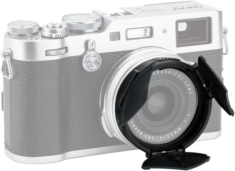 Capuchon d'objectif d'appareil photo compatible avec Fujifilm Fuji X100VI X100V X100F X100T X100S X70 X100 Series, anti-rayures – Image 6