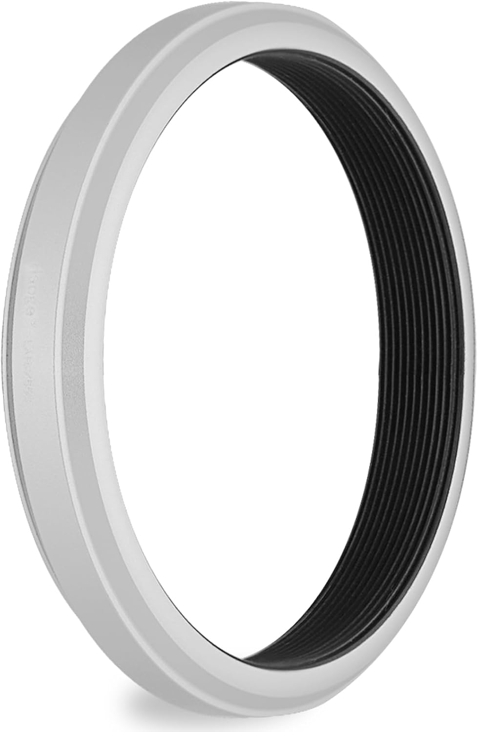 Haoge Bague d'adaptation de filtre d'objectif 49 mm pour appareil photo Fujifilm Fujinon X100VI X100V compatible avec filtre UV CPL ND 49 mm pour capuchon d'objectif d'origine Argenté LAR-X55S