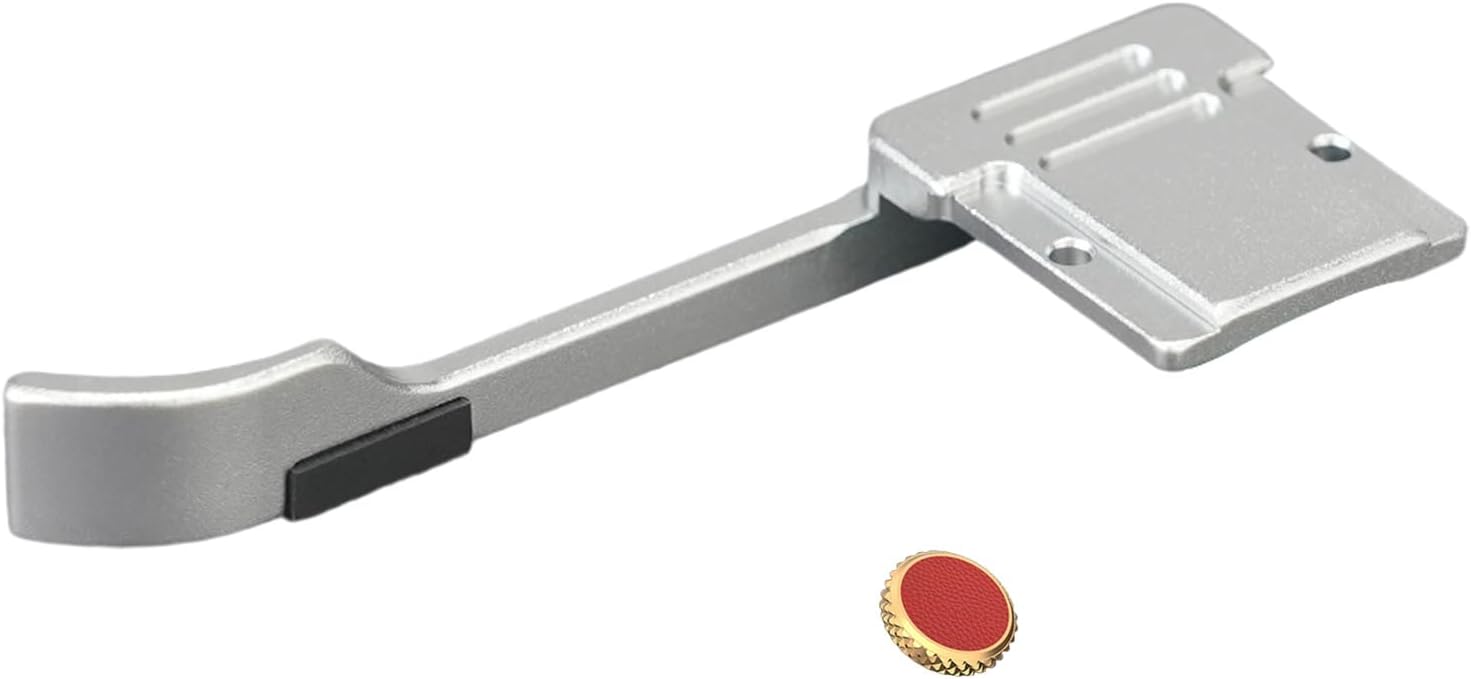 Poignée de pouce en métal X100VI /X100V, pour Fuji Fujifilm X100VI X100V X100FCamera, accessoires de poignée de pouce (argenté) – Image 5