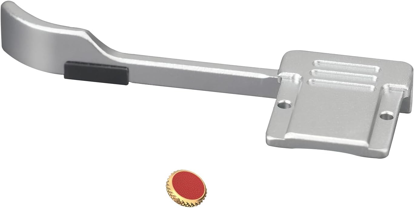 Poignée de pouce en métal X100VI /X100V, pour Fuji Fujifilm X100VI X100V X100FCamera, accessoires de poignée de pouce (argenté) – Image 4