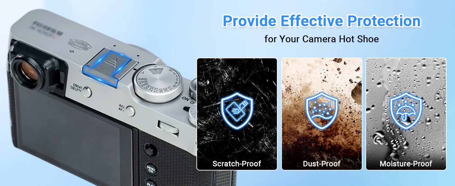 Capuchon de protection argenté pour appareil photo, pour Fujifilm X-T30 III X-E5 X Half X100VI X-T50 X-S20