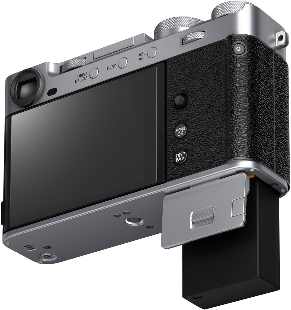 Ensemble appareil photo sans miroir FUJIFILM X-E5 (argent) avec carte SD de 64 Go et autres accessoires supplémentaires – Image 8