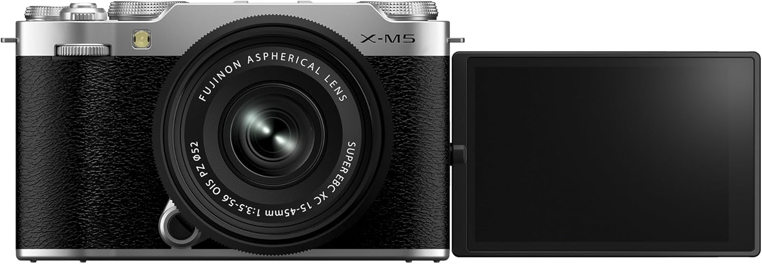 FUJIFILM X-M5 Appareil photo numérique sans miroir XC15-45mmF3.5-5.6 OIS PZ Kit d'objectif - Argent – Image 5