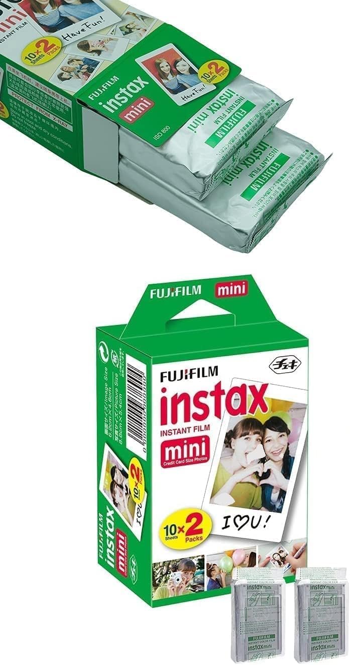 Fujifilm 16437396 Instax Mini Twin Pack Format d'image Film lumière du jour instantanée Pack de 3 (60 clichés) – Image 2