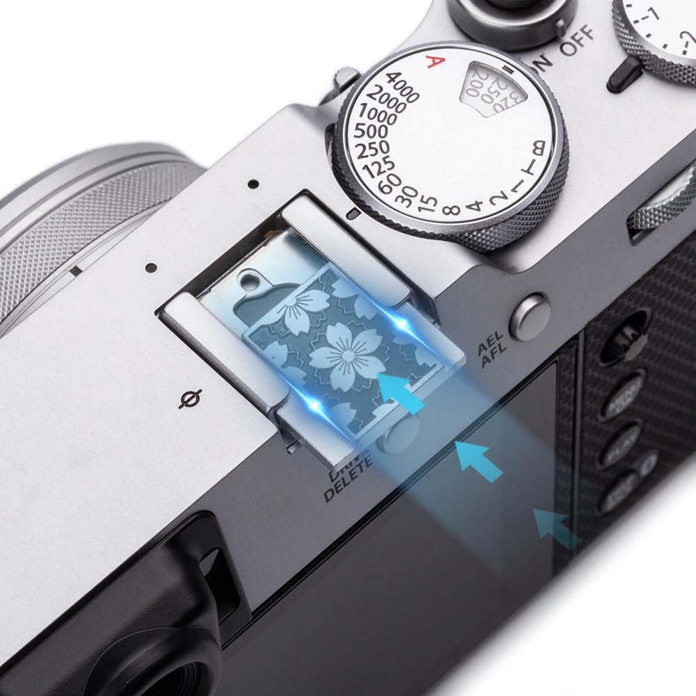 Boutons d'obturation en métal pour appareil photo, pour FUJIFILM X100VI X100V XPro3 XPro2 XPro1 XT4 XT3 XT50 XT30 pour NikonZF Z5 Z6 (ensemble noir) – Image 2