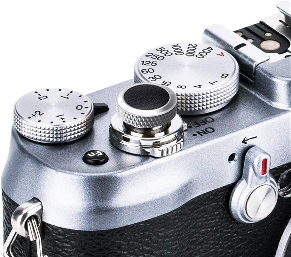 Capuchon de bouton de déclenchement souple pour Fujifilm XT30III X-M5 X Half X100VI X-T5 X-T30 II XT30 XT3 X100F X-Pro2 X-Pro1 XT2 X-E5 X-E3 X-E2S XT20 X-T10 X100S GFX100RF RX10 IV III II RX1RII RX1R RX1/GR Noir