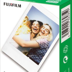 Fujifilm Instax Mini Film, paquet unique de 10 feuilles par paquet, bordure blanche (16386004)