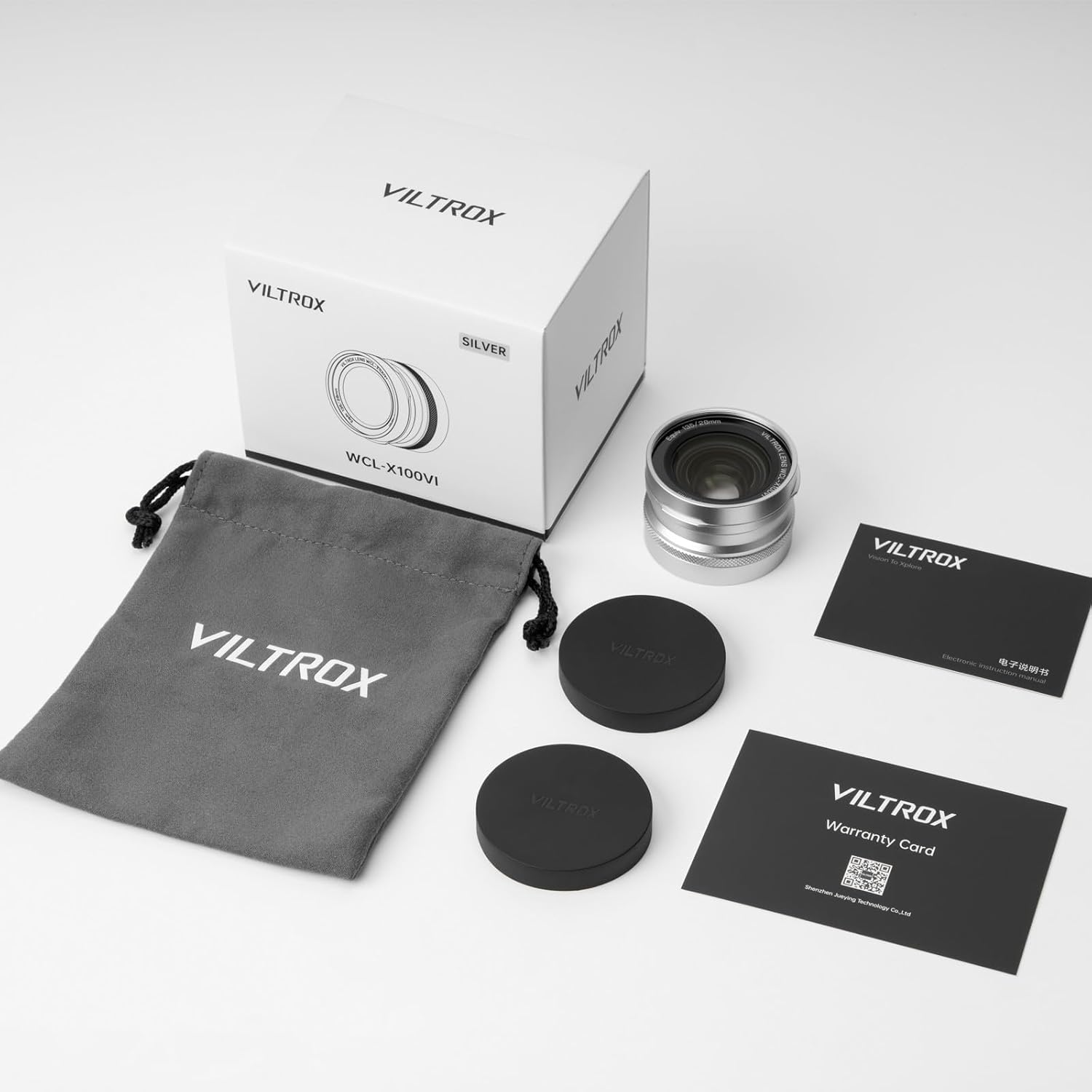 VILTROX WCL-X100VI Objectif de conversion large pour appareil photo Fujifilm série X100, objectif de reconnaissance automatique grand angle 0,8X pour appareils photo Fuji Fujifilm X100VI, X100V, X100F, X100S, X100 - Argent – Image 9