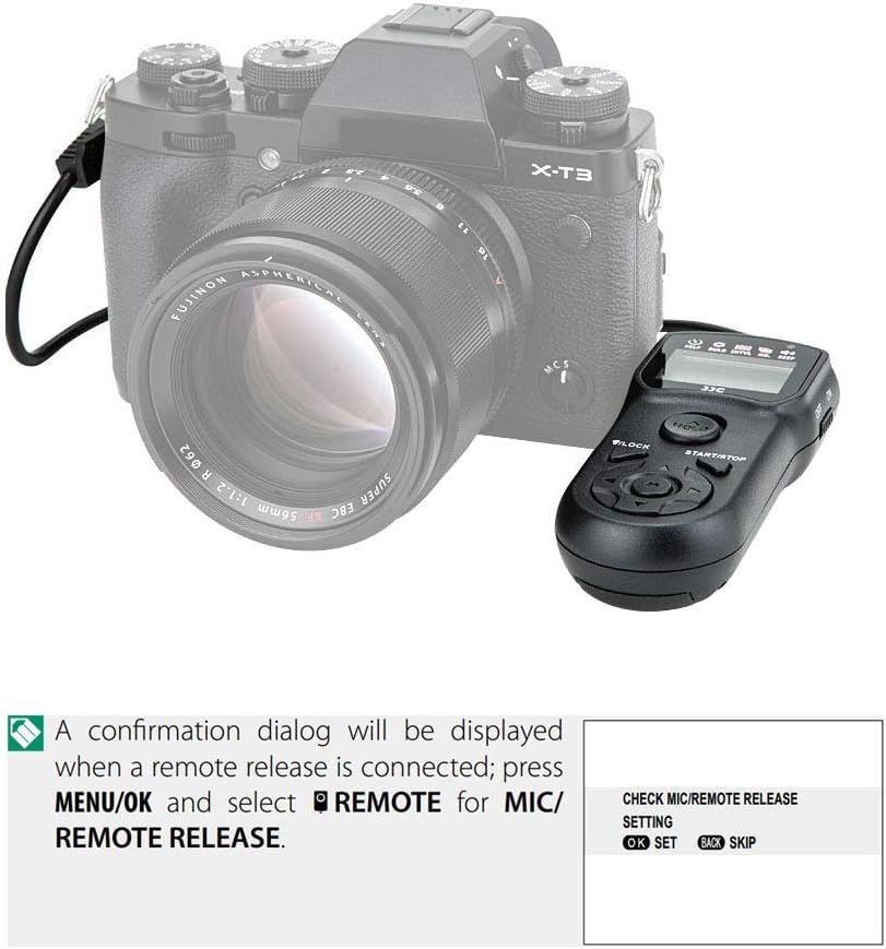 JJC Intervalomètre Minuteur Déclencheur à Distance Temps de Déclenchement pour Fuji Fujifilm X-T30 III II X-T20 X-T5 X-T4 X-T3 X100VI X100V X100F X100T X-H2 X-H2S GFX100SII GFX100 GFX 50R 50S X-PRO3 X-T100 et plus – Image 6