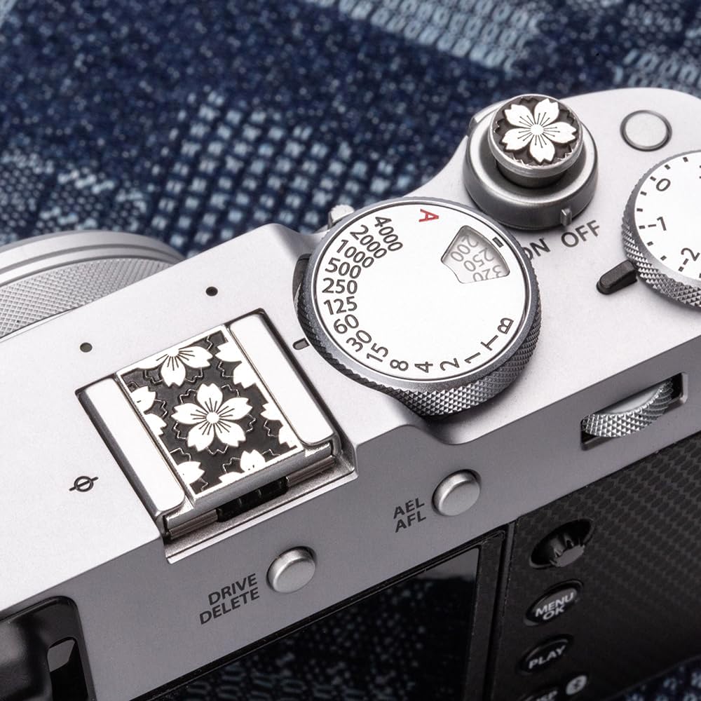 Boutons d'obturation en métal pour appareil photo, pour FUJIFILM X100VI X100V XPro3 XPro2 XPro1 XT4 XT3 XT50 XT30 pour NikonZF Z5 Z6 (ensemble noir) – Image 6