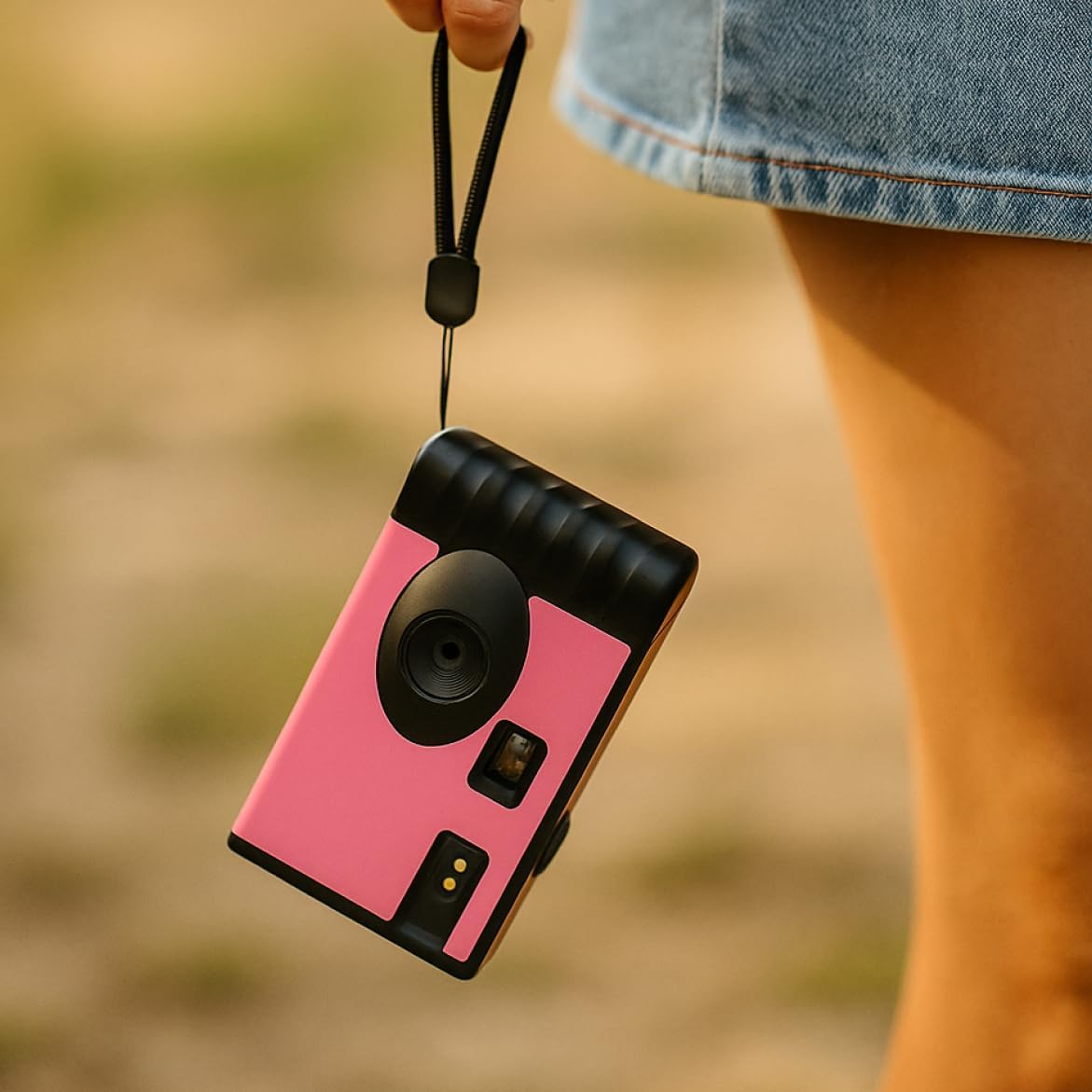 Appareil photo numérique sans écran LENSY | Quatre filtres intégrés | Rechargeable, 8 MP, léger, sans mise au point, flash automatique, facile à utiliser, réutilisable, photos de style film rétro (gris) – Image 7