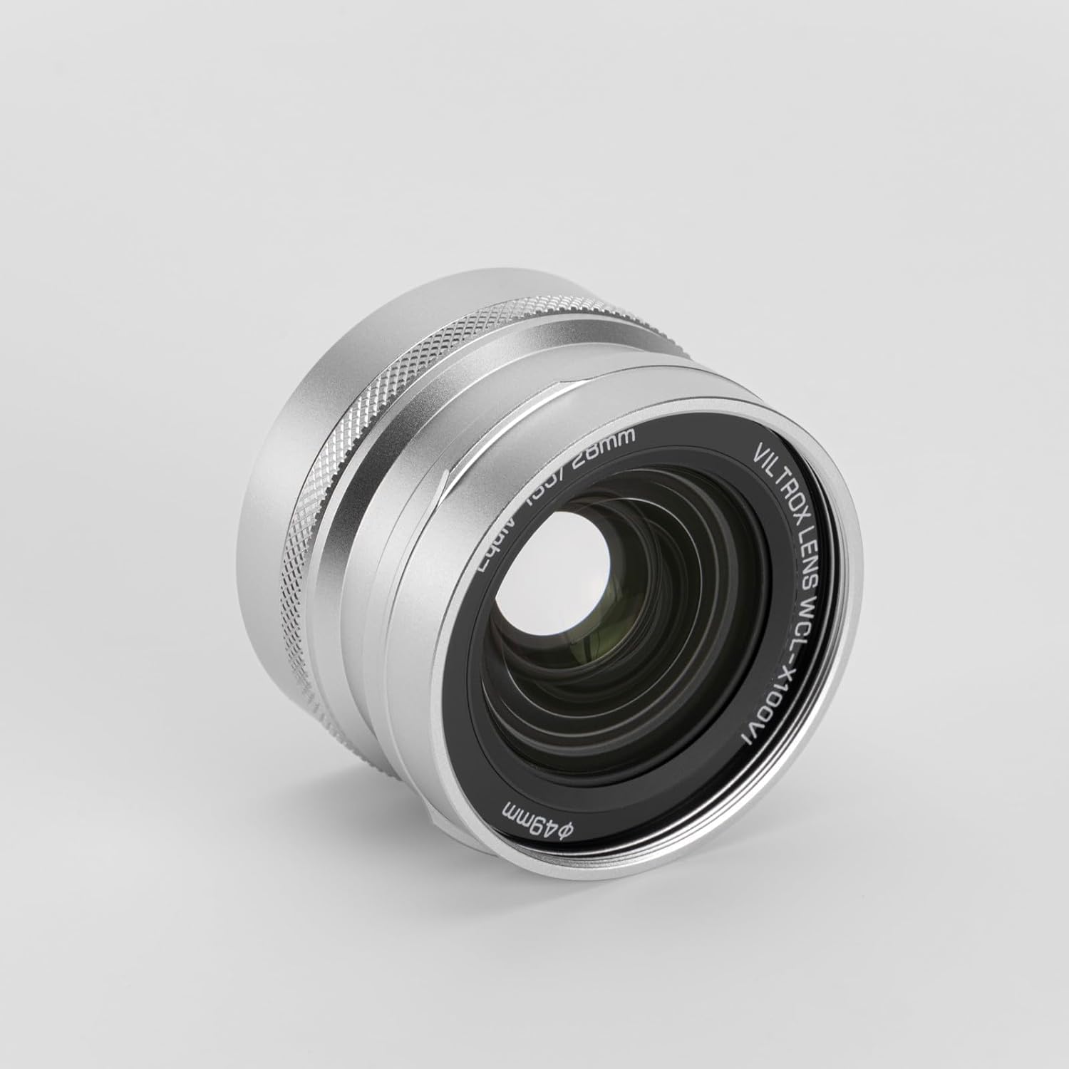VILTROX WCL-X100VI Objectif de conversion large pour appareil photo Fujifilm série X100, objectif de reconnaissance automatique grand angle 0,8X pour appareils photo Fuji Fujifilm X100VI, X100V, X100F, X100S, X100 - Argent – Image 6