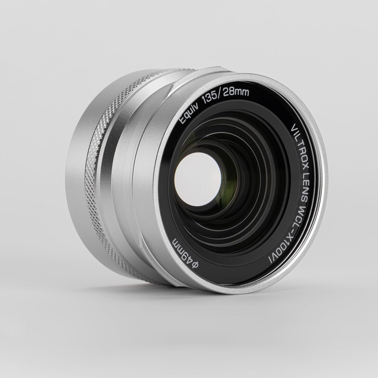 VILTROX WCL-X100VI Objectif de conversion large pour appareil photo Fujifilm série X100, objectif de reconnaissance automatique grand angle 0,8X pour appareils photo Fuji Fujifilm X100VI, X100V, X100F, X100S, X100 - Argent – Image 4