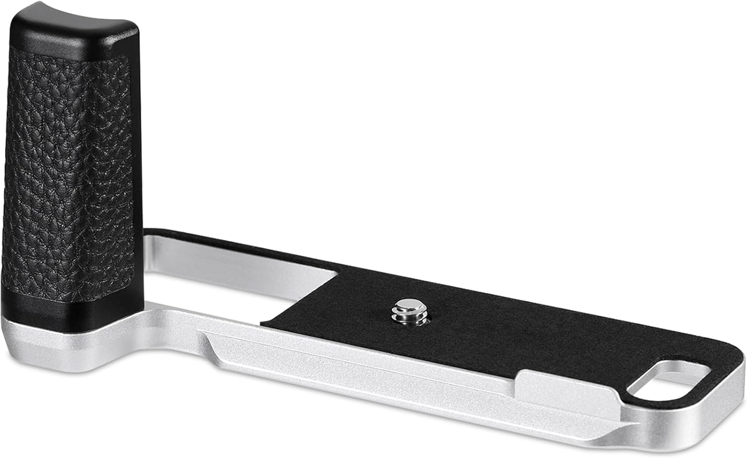 Poignée Haoge pour corps d'appareil photo Fujifilm X-E5 support de poignée en forme de L HG-FUXE5N-S argent avec plaque standard Arca-Swiss