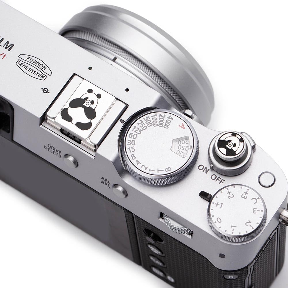Capuchon de protection en métal pour appareil photo, joli bouton compatible avec Fujifilm X100VI X100V X-M5 X-T4 X-T3 pour Nikon ZF Z5 Z6 Z6II (ensemble en alliage d'aluminium) – Image 2
