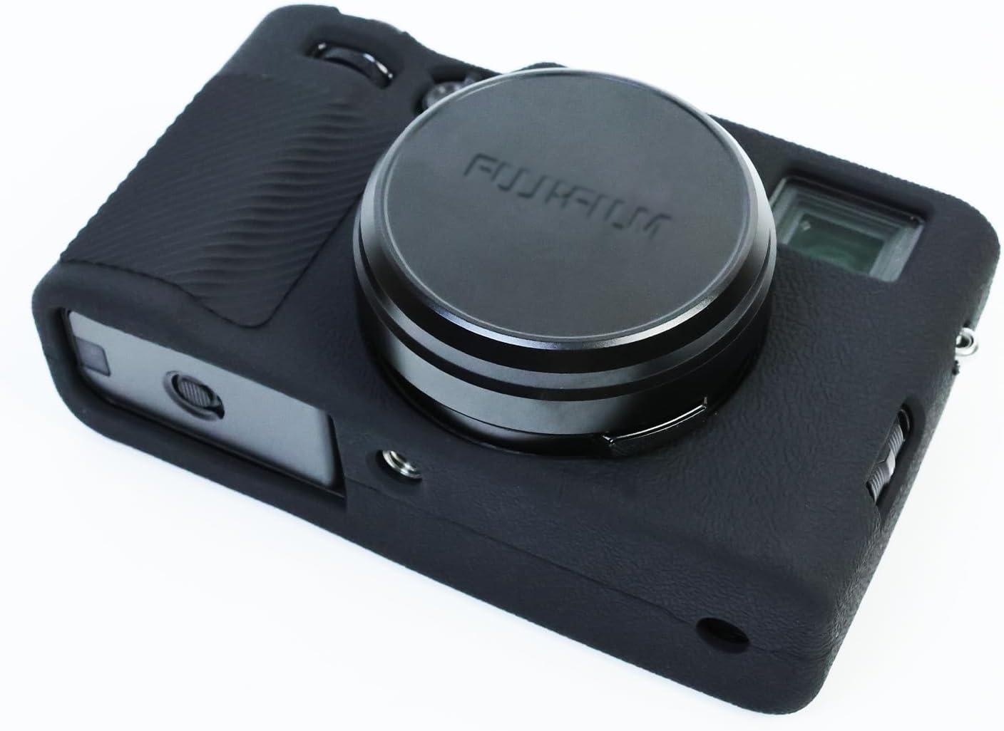 PCTC Coque en silicone pour appareil photo Fuji X100 VI, accessoires compatibles pour Fuji X100 VI, coque anti-rayures pour appareil photo Fujifilm X100VI (Noir) – Image 4