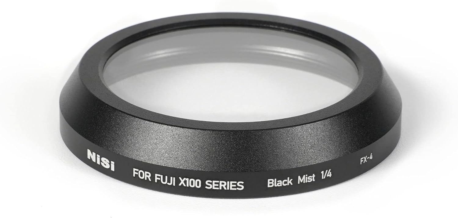 NiSi Black Mist 1/4 pour Fujifilm série X100 | Filtres d'objectif à effet de brume | Photographie et vidéographie (cadre noir)