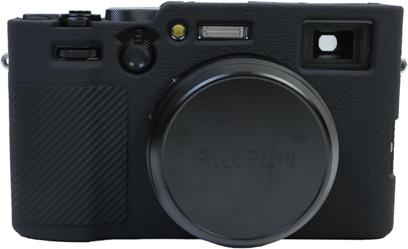 PCTC Coque en silicone pour appareil photo Fuji X100 VI, accessoires compatibles pour Fuji X100 VI, coque anti-rayures pour appareil photo Fujifilm X100VI (Noir) – Image 6