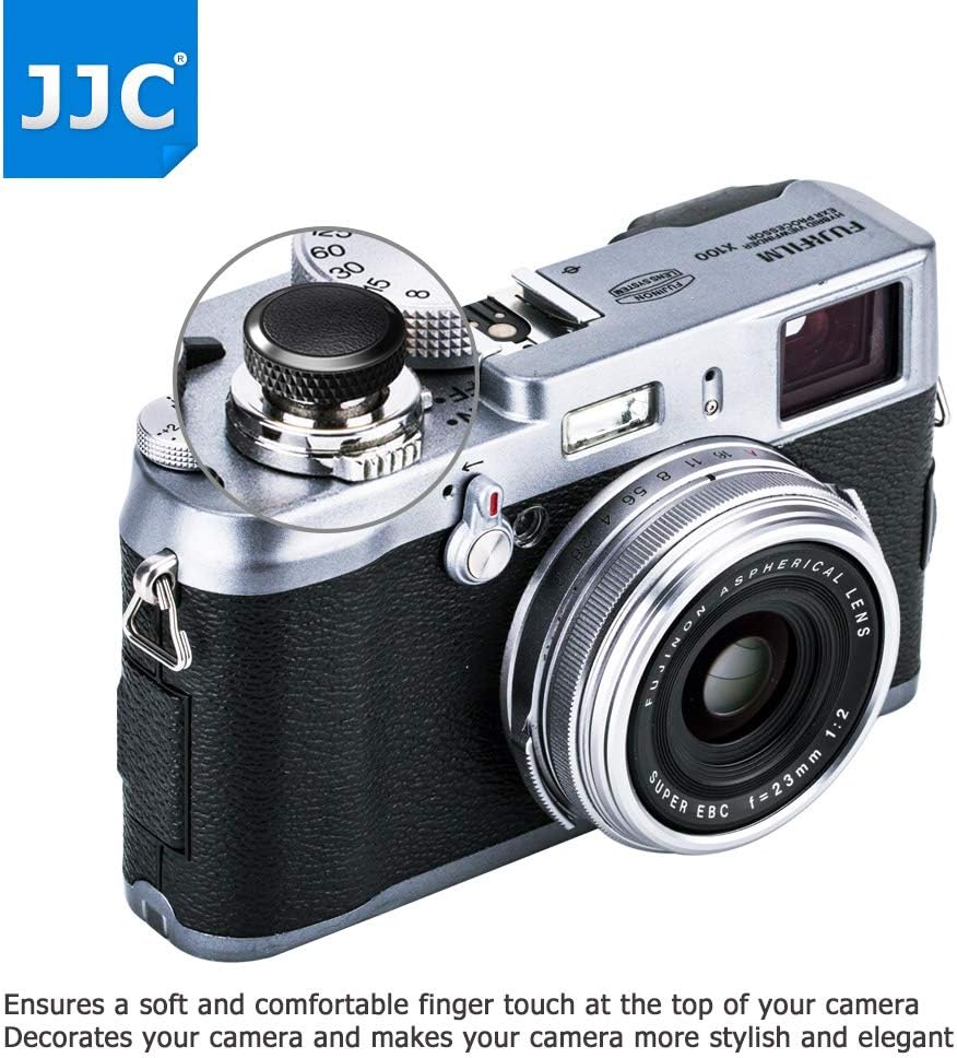 Capuchon de bouton de déclenchement d'appareil photo souple pour Fujifilm XT30III X-M5 X Half X100VI X-T5 X-T30 II X-T20 X-T10 X-E5 XE4 X-T4 XT3 XT2 X-Pro3 X100V X100F X100T X100S GFX100RF RX10 IV III RX1RII RX1R RX1 Noir – Image 2