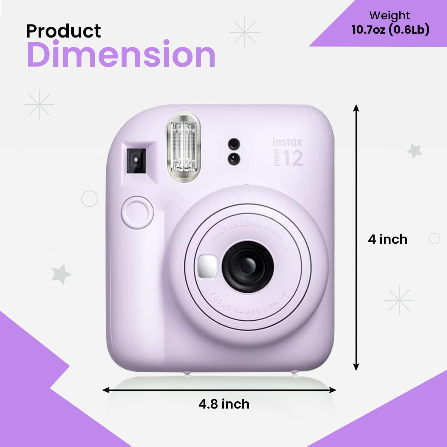 FUJIFILM Instax Mini 12 Holiday Bundle 2025 - Lilas Violet – Image 2