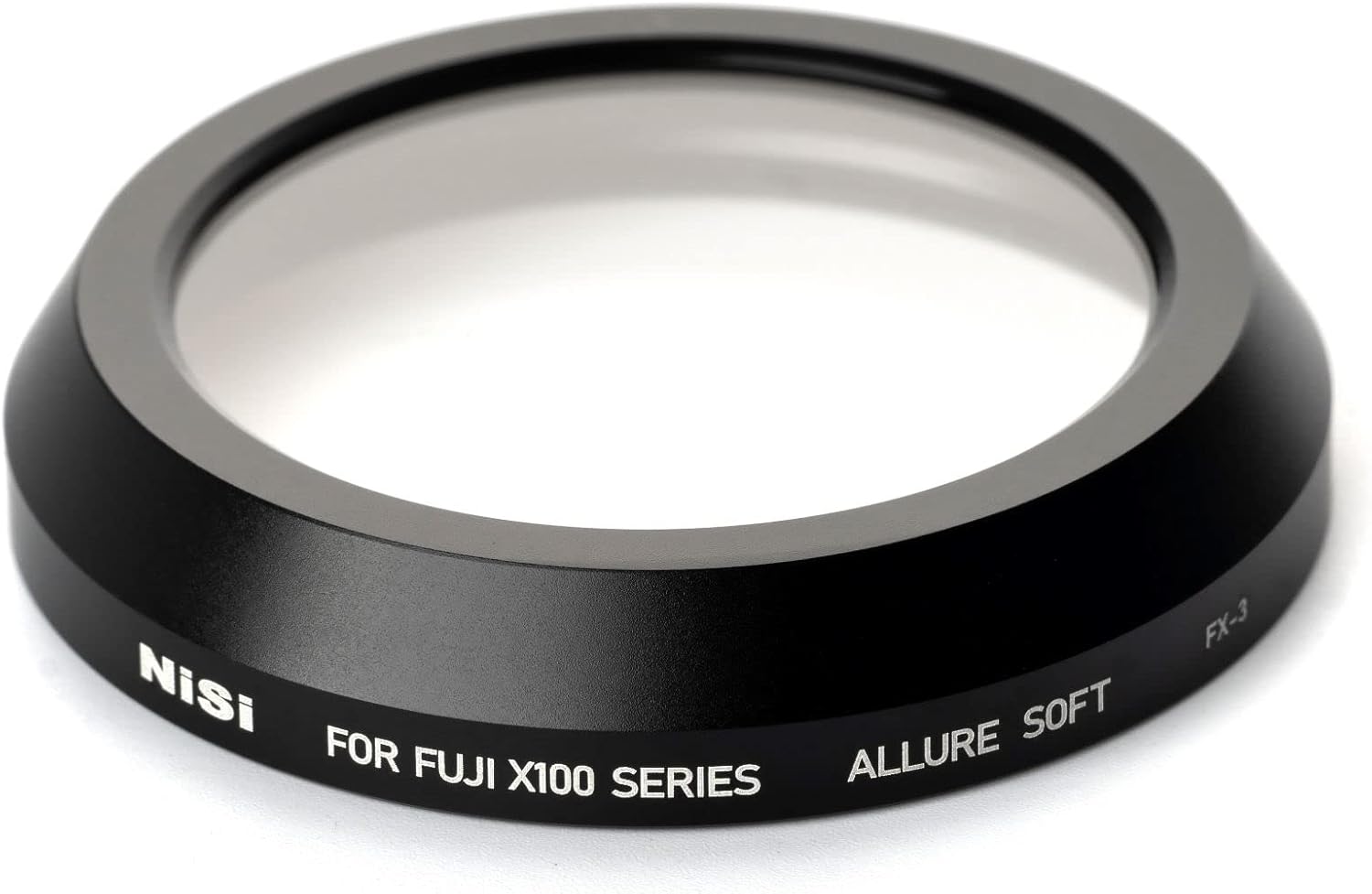 NiSi Allure Blanc Doux pour Fujifilm Série X100 | Filtre de lentille à effet de diffusion douce | Photographie et vidéographie (cadre noir)