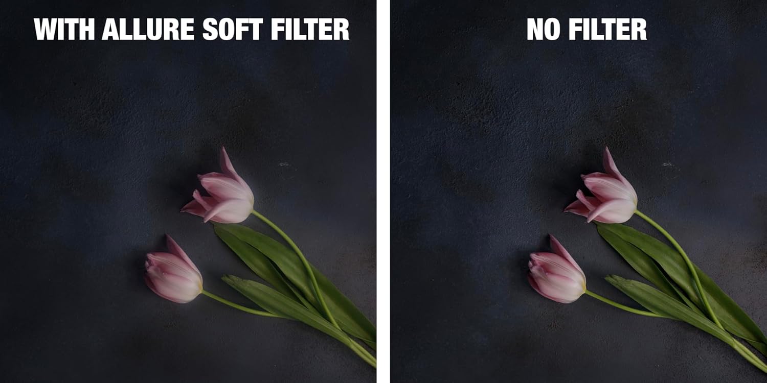 NiSi Allure Blanc Doux pour Fujifilm Série X100 | Filtre de lentille à effet de diffusion douce | Photographie et vidéographie (cadre noir) – Image 7