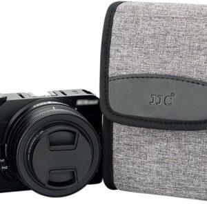 JJC Étui de voyage portable pour appareil photo avec sangle pour Fuji Fujifilm X-E5 X100VI X100V X100F, Ricoh GR IIIx HDF GRIII GR3, Sony A6700 A6600 A6000 A6100 A6300 A6400 RX1R III et plus