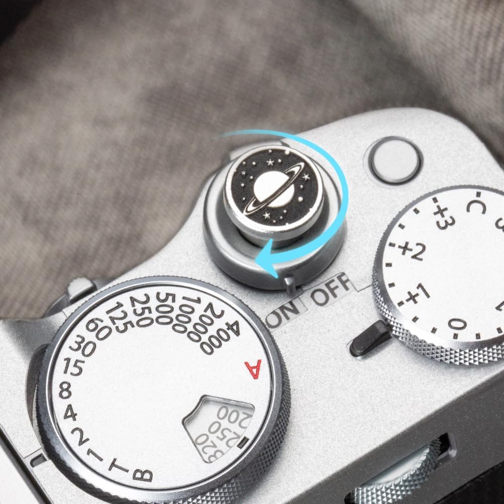 DBZZ Ensemble de protection pour boutons d'obturation en métal pour appareil photo Nikon z30/z50/d810 pour Fujifilm X100VI X-T30 X-Pro3 X-Pro2 (ensemble en aluminium) – Image 4
