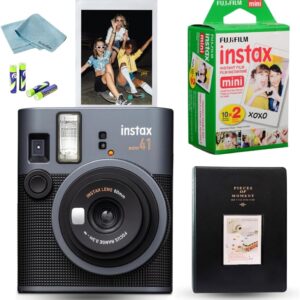 Ensemble appareil photo instantané FUJIFILM Mini 41 – Appareil photo instantané avec mini film Fujifilm (20 feuilles), album photo, piles, chiffon de nettoyage et accessoires – Cadeau idéal pour les enfants, les adolescents et les débutants