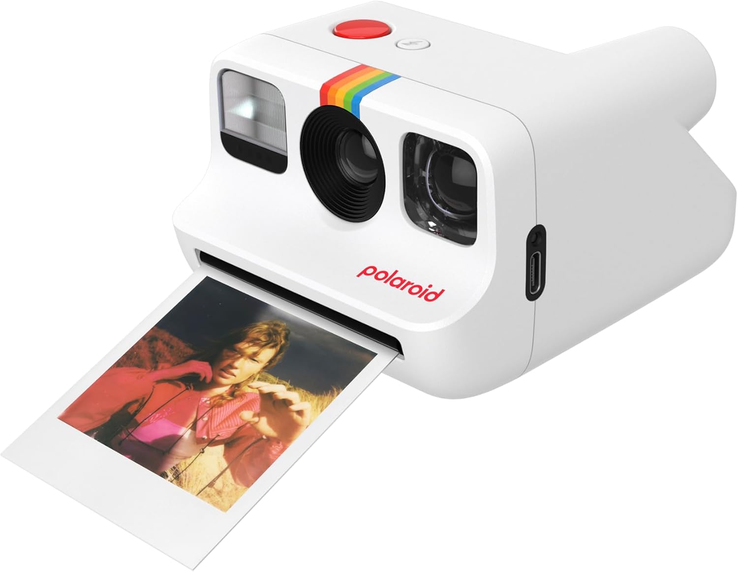 Polaroid Go Generation 2 – Mini appareil photo instantané + film (16 photos incluses) – Blanc (6282) – Image 2