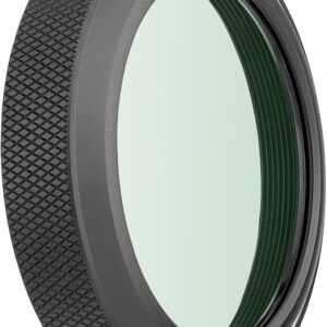 Haoge MC Filtre de protection d'objectif de caméra UV pour appareil photo Fujifilm X100VI Fuji X100V avec bague d'adaptation intégrée Noir LUV-XVIB