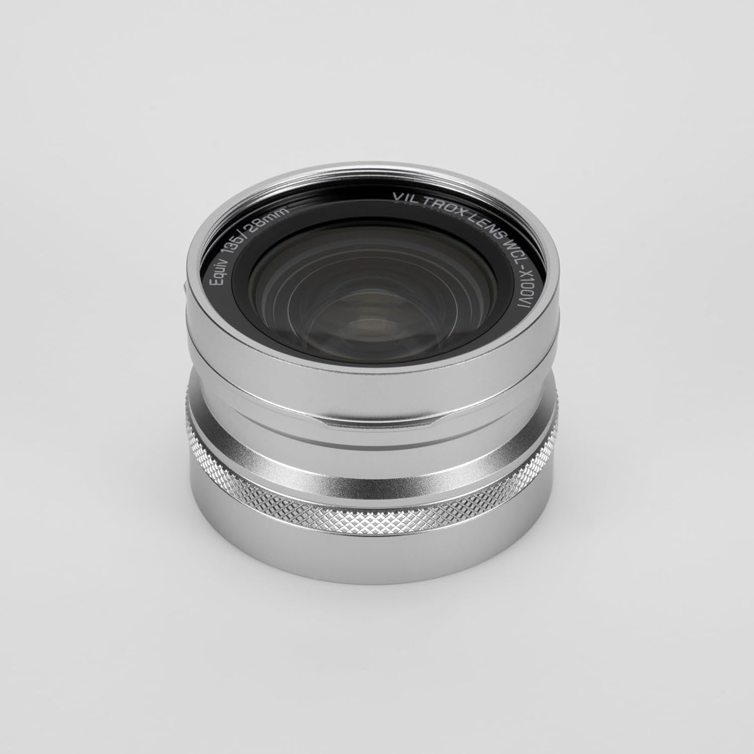 VILTROX WCL-X100VI Objectif de conversion large pour appareil photo Fujifilm série X100, objectif de reconnaissance automatique grand angle 0,8X pour appareils photo Fuji Fujifilm X100VI, X100V, X100F, X100S, X100 - Argent – Image 5