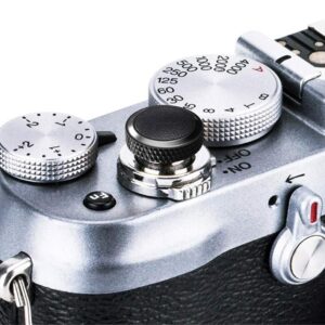 Capuchon de bouton de déclenchement d'appareil photo souple pour Fujifilm XT30III X-M5 X Half X100VI X-T5 X-T30 II X-T20 X-T10 X-E5 XE4 X-T4 XT3 XT2 X-Pro3 X100V X100F X100T X100S GFX100RF RX10 IV III RX1RII RX1R RX1 Noir