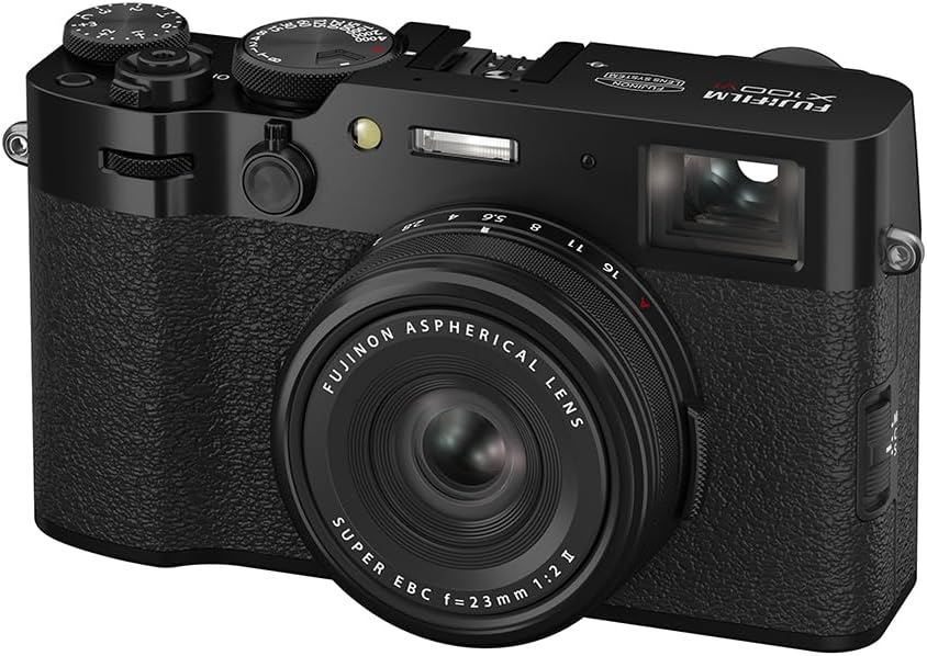 Fujifilm X100VI Appareil photo sans miroir 40,2 MP avec objectif fixe 23 mm F2 (capteur APS-C X-Trans CMOS 5, X-Processor 5, viseur hybride, écran tactile LCD inclinable, AF à détection de visage, 20 simulations de film – Noir – Image 2
