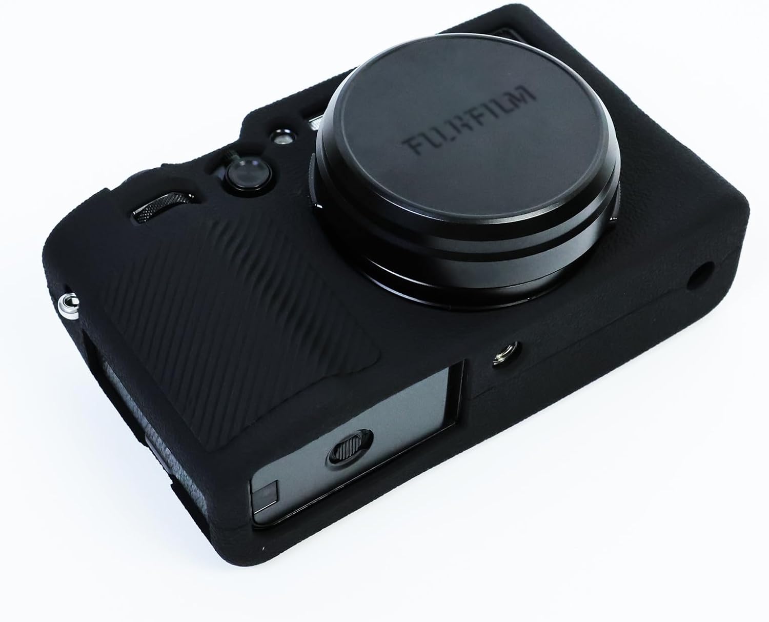 PCTC Coque en silicone pour appareil photo Fuji X100 VI, accessoires compatibles pour Fuji X100 VI, coque anti-rayures pour appareil photo Fujifilm X100VI (Noir) – Image 3