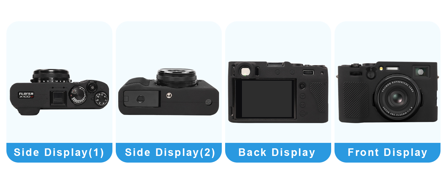 Étui de protection en silicone souple X100VI