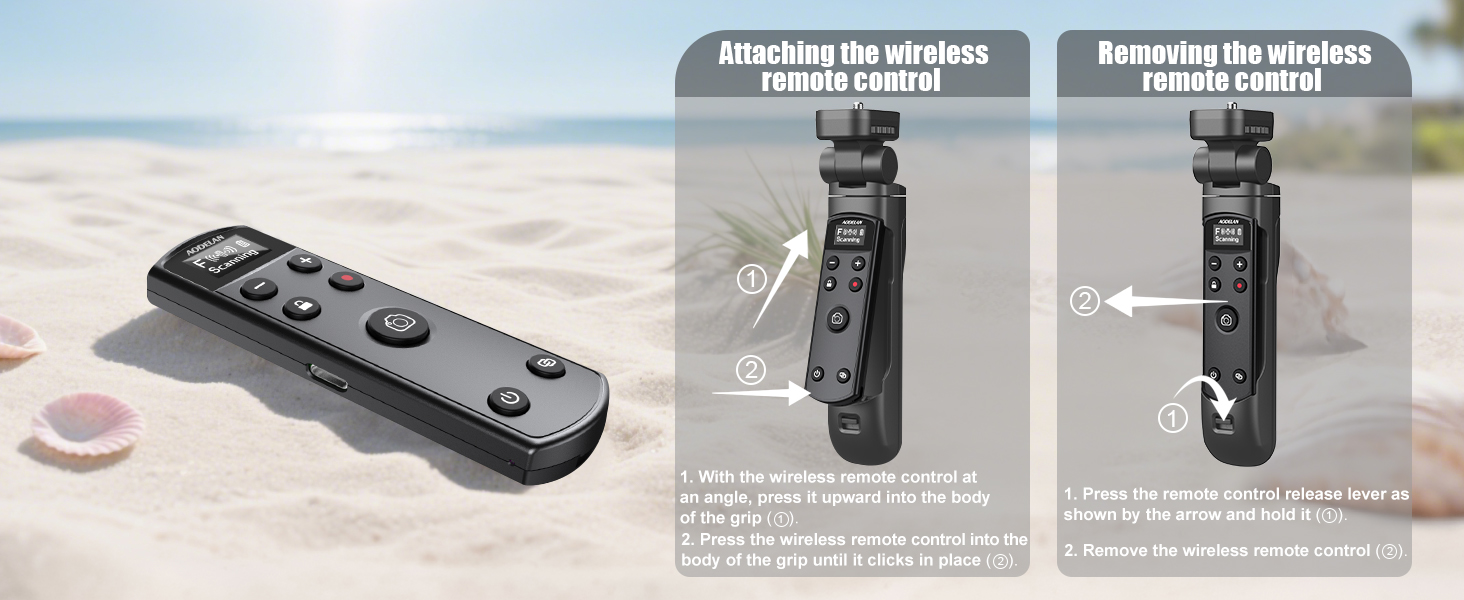 pour trépied d'appareil photo Fujifilm avec déclencheur rechargeable