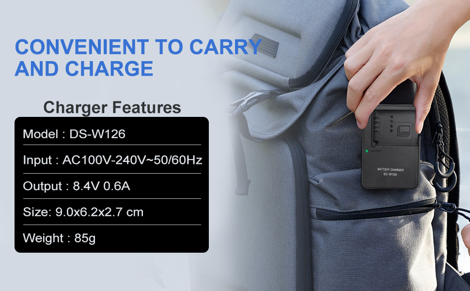Chargeur NP-W126